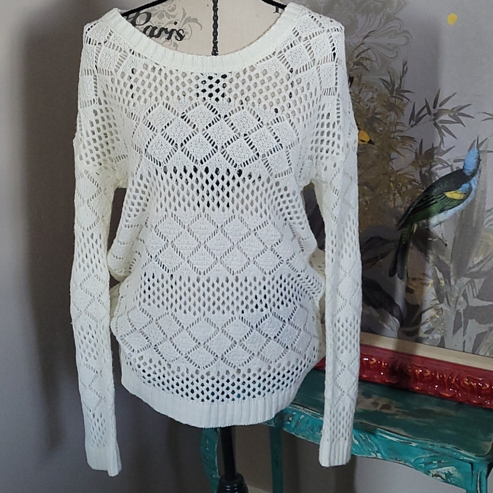 Pink Rose sweater XL